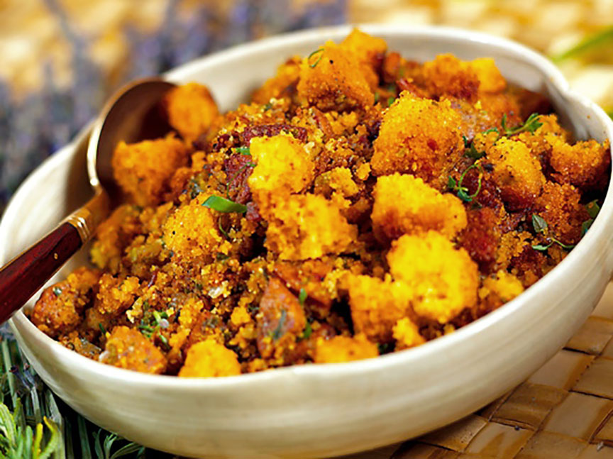 Cornbread and Portuguese Sausage Stuffing